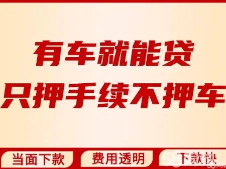 顺德专业押车贷款
